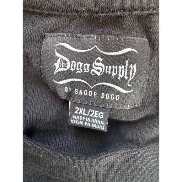 Dogg Supply Shirt Mens 2XL Black Graphic Tee Hip Hop Rap Snoop Dogg Doggy Dogg - Picture 6 of 9
